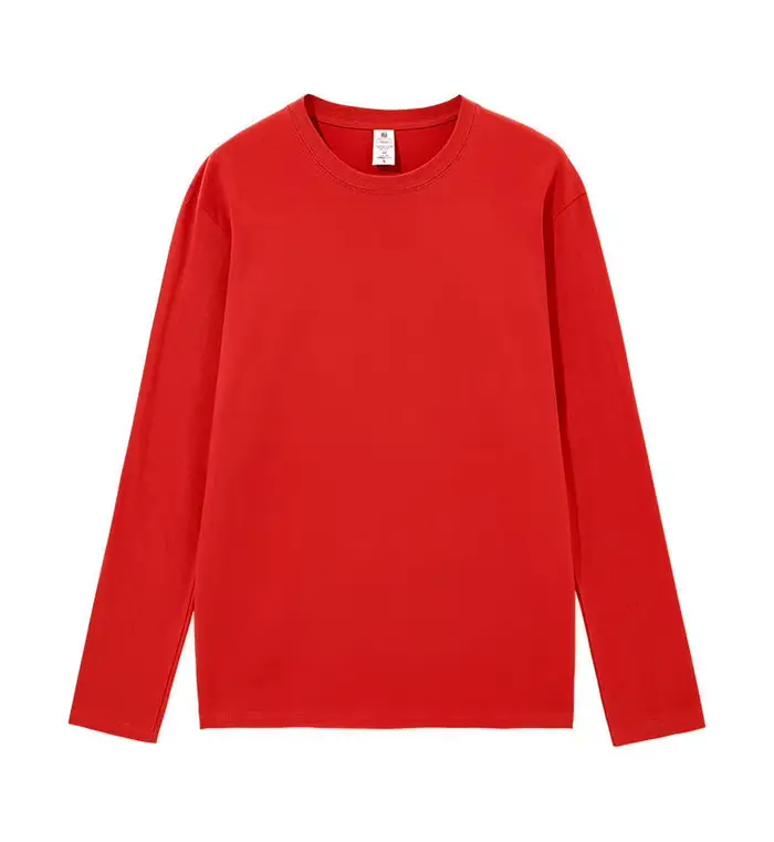 T-shirt manches longues en coton pour hommes et femmes