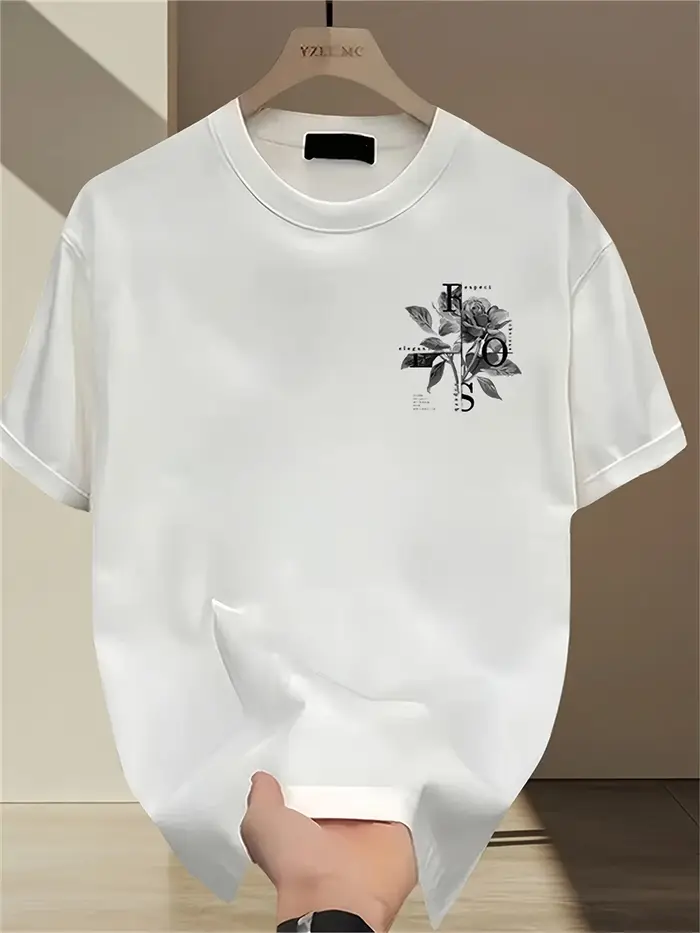 T-shirt 100 % coton pur 2026 pour hommes et femmes