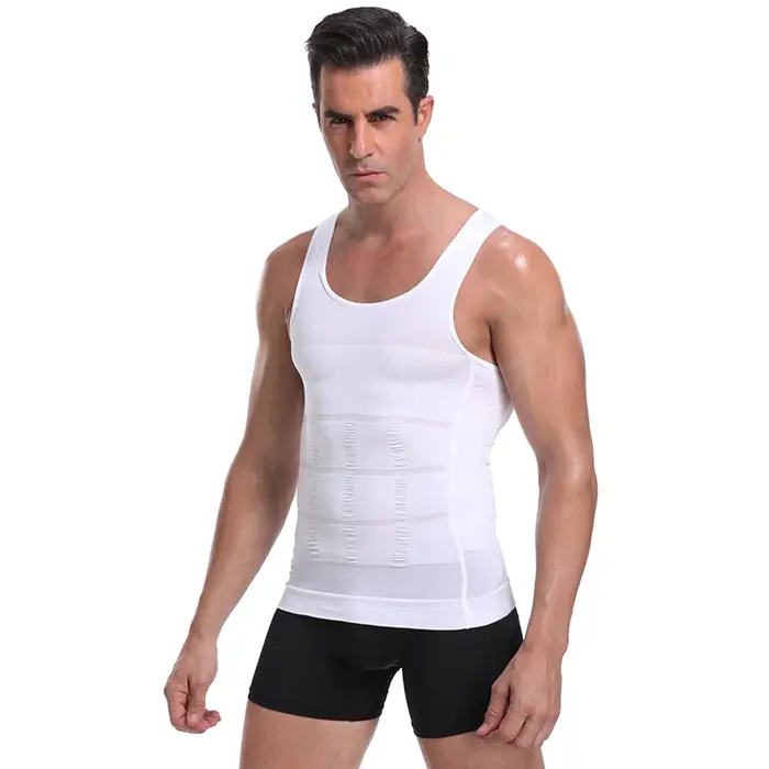 Hommes Shapewear minceur corps Corset gilet chemise Compression ventre