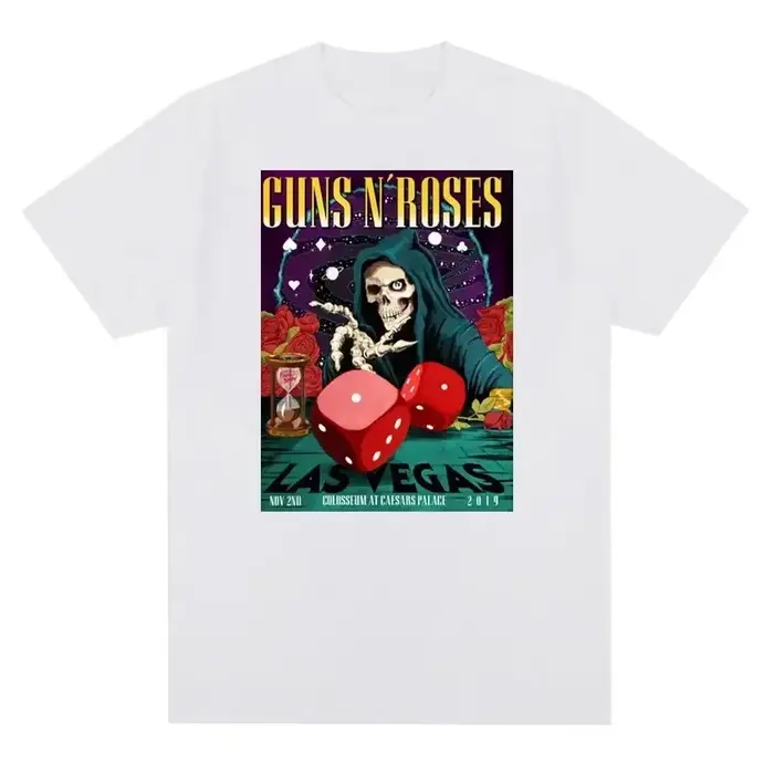T-shirt à imprimé graphique Guns N Roses