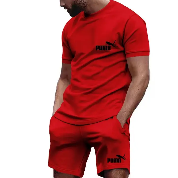 Nouvel ensemble T-shirt et short pour homme été 2026