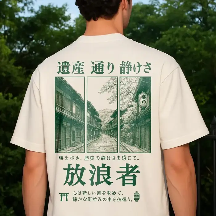 Kyoto Streetview T-Shirt urbain japon