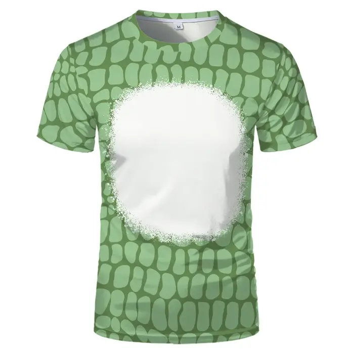 T-Shirt à manches courtes pour impression de Logo, blanc, à rayures, à la mode