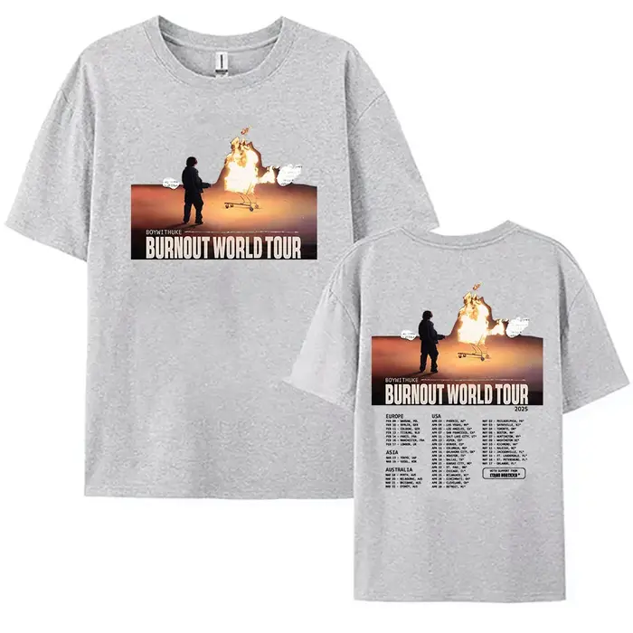 Boywithuke-T-shirt manches courtes col rond femme/homme