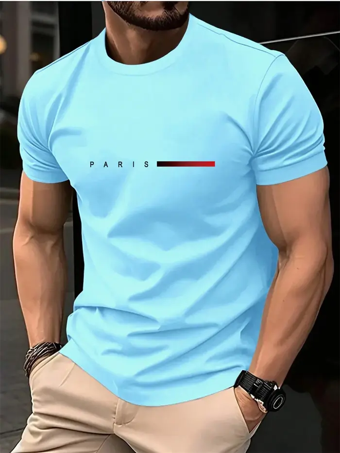 Nouveau t-shirt tendance pour hommes