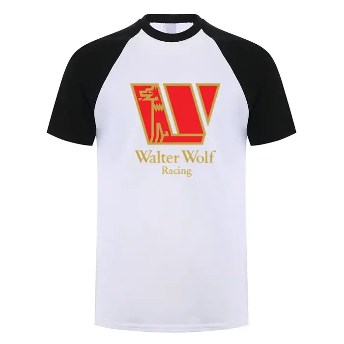 Walter Wolf Racing t-shirt été hommes coton à manches courtes T-shirts drôle