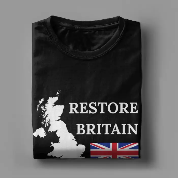 T-Shirt britannique Restore Britain Rupert Lowe UK United Kingdom pour hommes