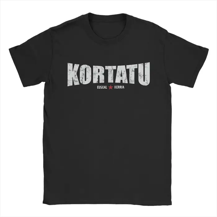 Kortatu Band T-Shirts pour hommes femmes 100% coton T-Shirts décontractés col rond t-shirt à manches