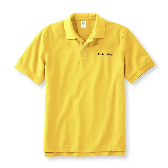 Polo Personnalisé Brodé GAAJ 100% Coton Votre Design Logo de Marque Entreprise Slogan PoloShirt Hommes Femmes Tenue de Travail Uniforme Cadeaux Personnalisés Premium 230gsm 7.7oz
