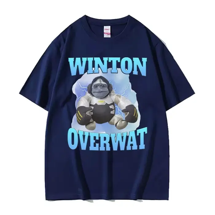 Winton Overwat Meme Funny Gaming T-shirt pour hommes