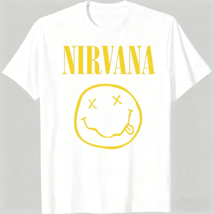 T-shirt unisexe en coton 100% pour hommes et femmes, style rock rétro Y2k, respirant, à manches cour