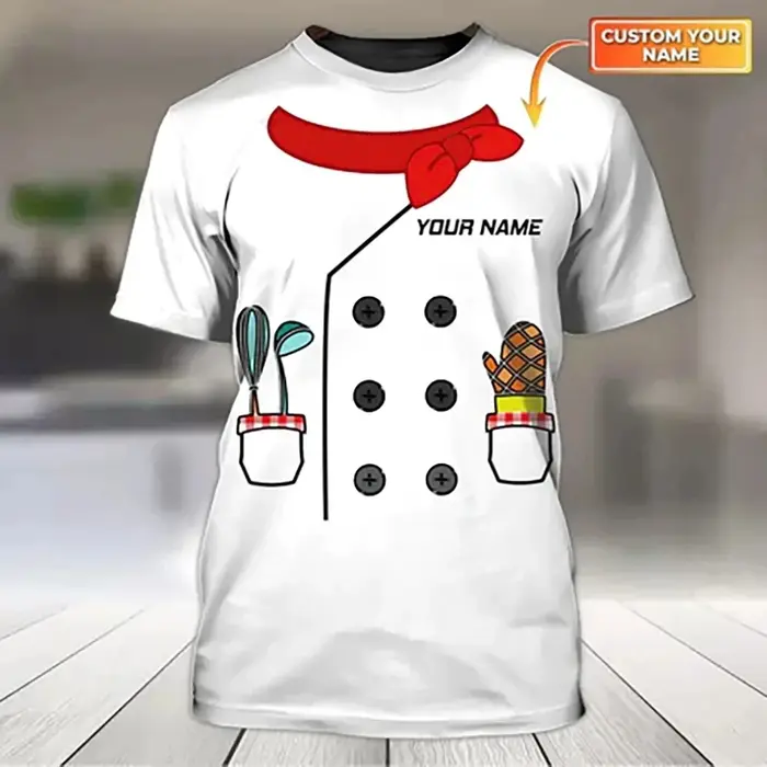 T-shirt à col rond personnalisé pour homme