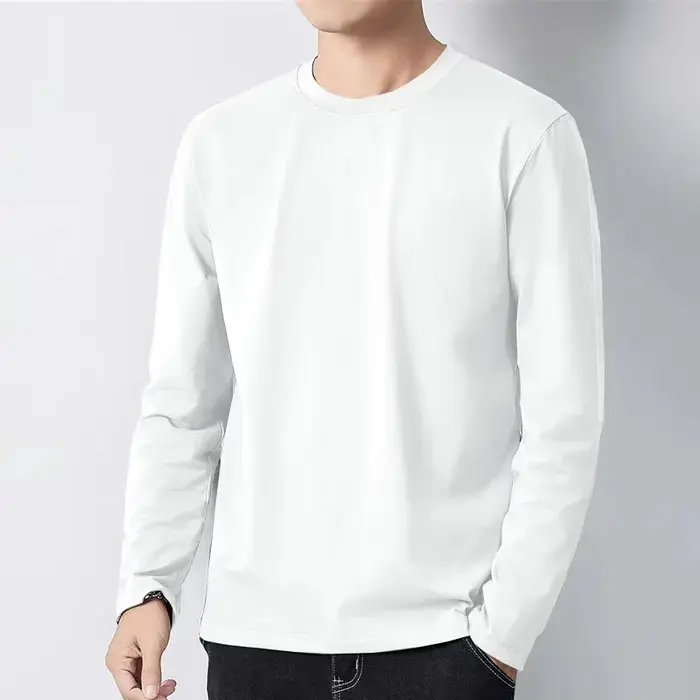 T-shirt à manches longues pour homme, sous-vêtement tendance, nouveau style printemps pour femme, en