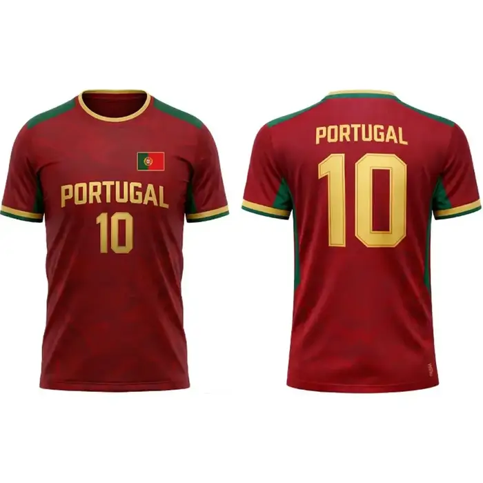 T-shirt imprimé de style portugais
