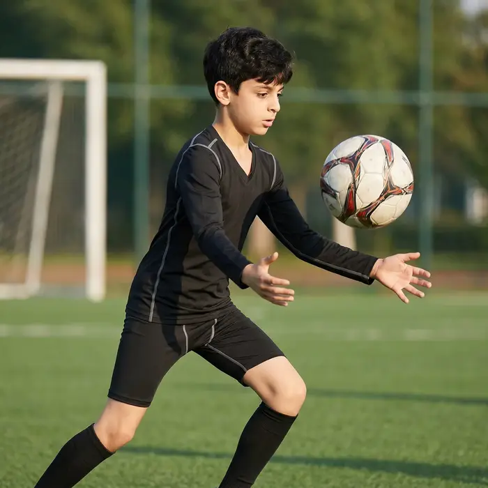 T-shirt de compression à manches longues pour garçons et filles