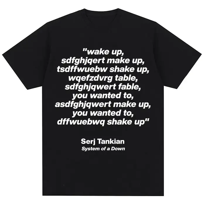 T-shirt graphique System of A Down Chop Suey pour hommes et femmes