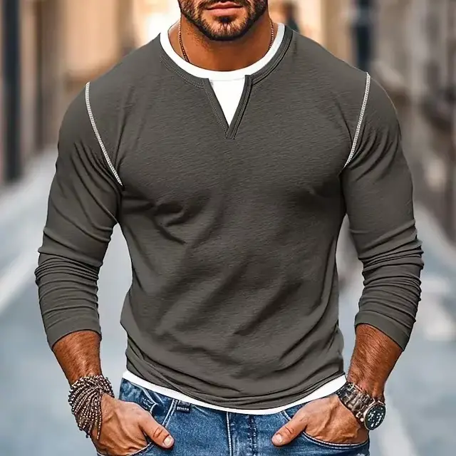 T-Shirt à manches longues pour hommes