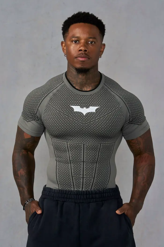 Été nouveau T-shirt serré pour hommes survêtement YA sport Fitness sensation de glace ajustement