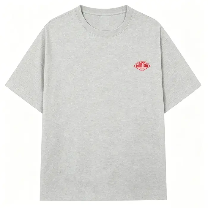 Nouveau T-shirt Classique Brodé en Coton Uni Ample à Manches Courtes pour Couples, Hommes et Femmes,
