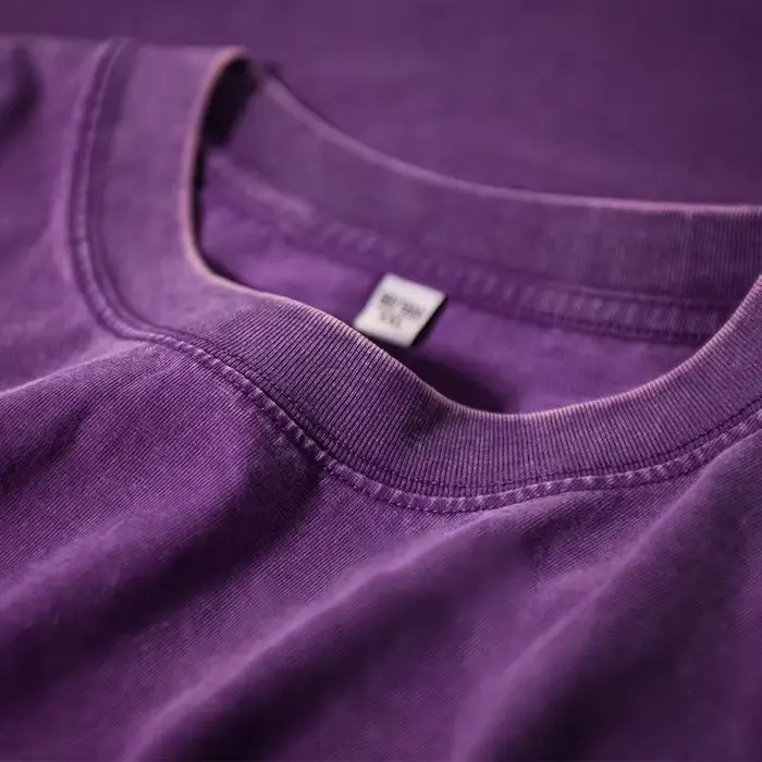Style américain rétro lourd couleur unie à manches courtes T-shirt hommes femmes été rue à la mode lavé vieux vêtements surdimensionnés
