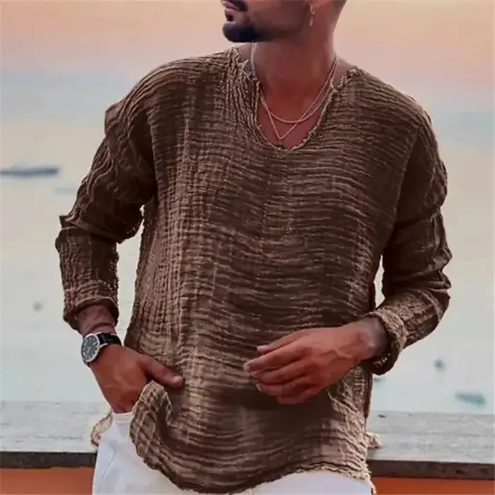Chemises d'été de Style Viking pour hommes