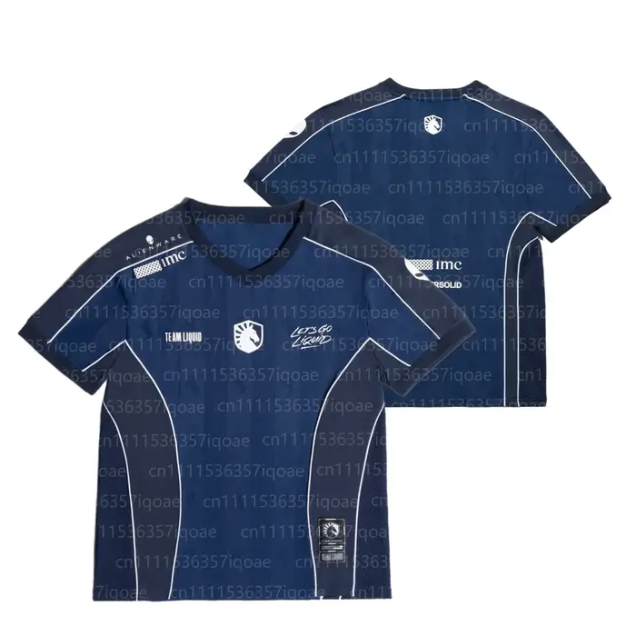 T-shirt 3D respirant à col en V et manches courtes pour homme et femme, personnalisable avec nom de