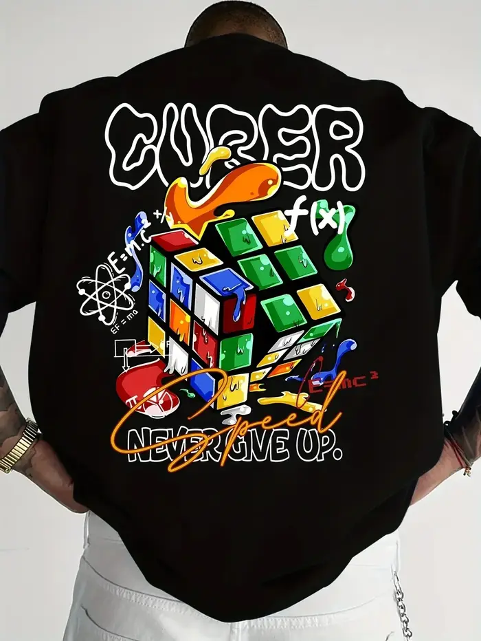 T-shirt ample à manches courtes pour homme