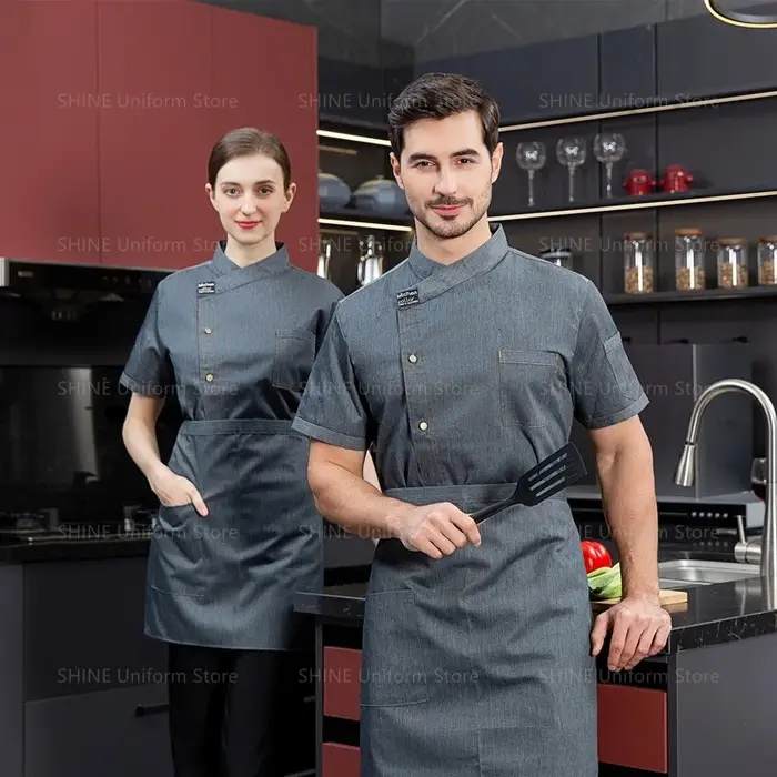 Uniforme de Chef de tête d'été pour hommes