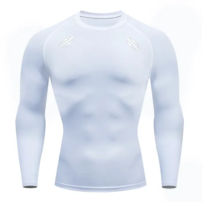 Chemises de compression solides pour hommes