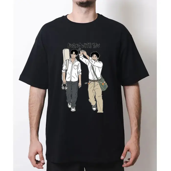 T-shirt thaïlandais bl duang with you series pour femme et homme