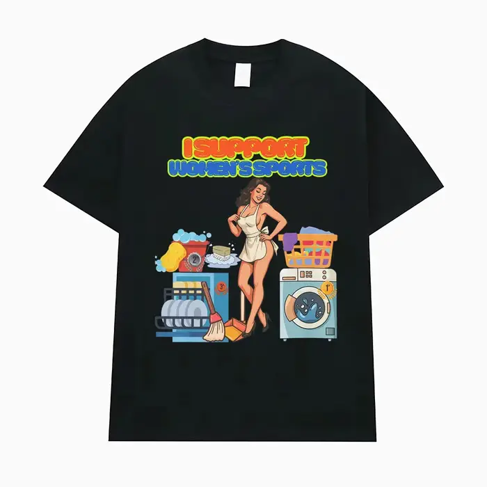 T-shirt humoristique et sarcastique « J'encourage les sports féminins » pour hommes et femmes