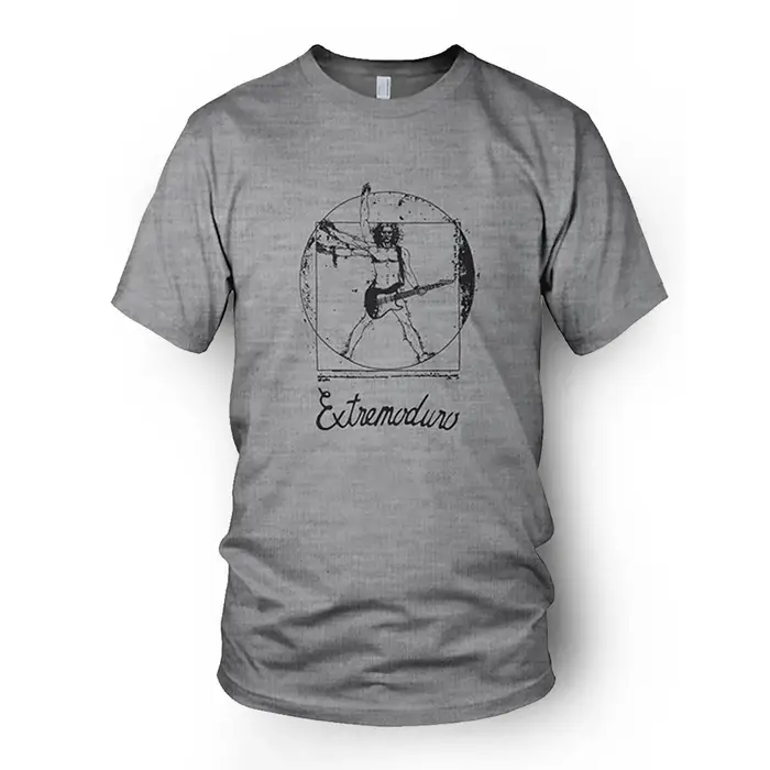 T-shirt imprimé avec affiche de groupe de rock Extremoduro