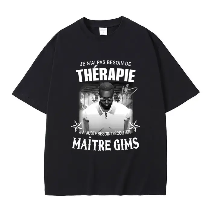 T-shirt du dernier tour du rappeur Gims LES DERNIERES VOLONTES DE MOZART T-shirts graphiques pour ho