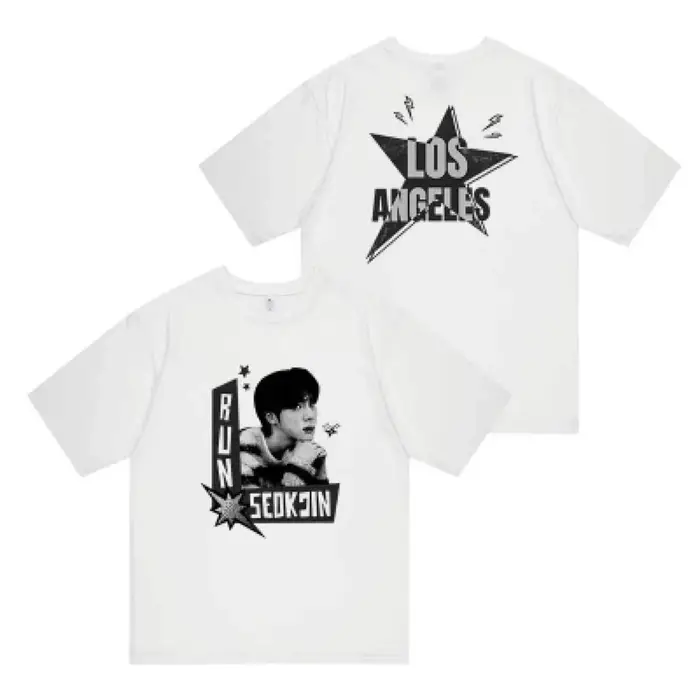 T-shirts Jin Runseokjin Tour, style idole coréenne, T-shirt Kpop, T-shirt en coton pour hommes, vêtements pour enfants, T-shirt Y2k pour femmes