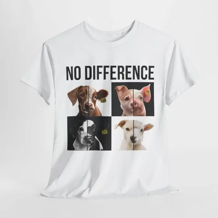 Nouveauté T-shirt Vegan Droits des Animaux pour Homme et Femme