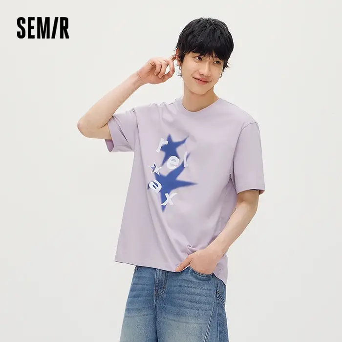 T-shirt Homme Semir Tie-Dye Imprimé Étoiles