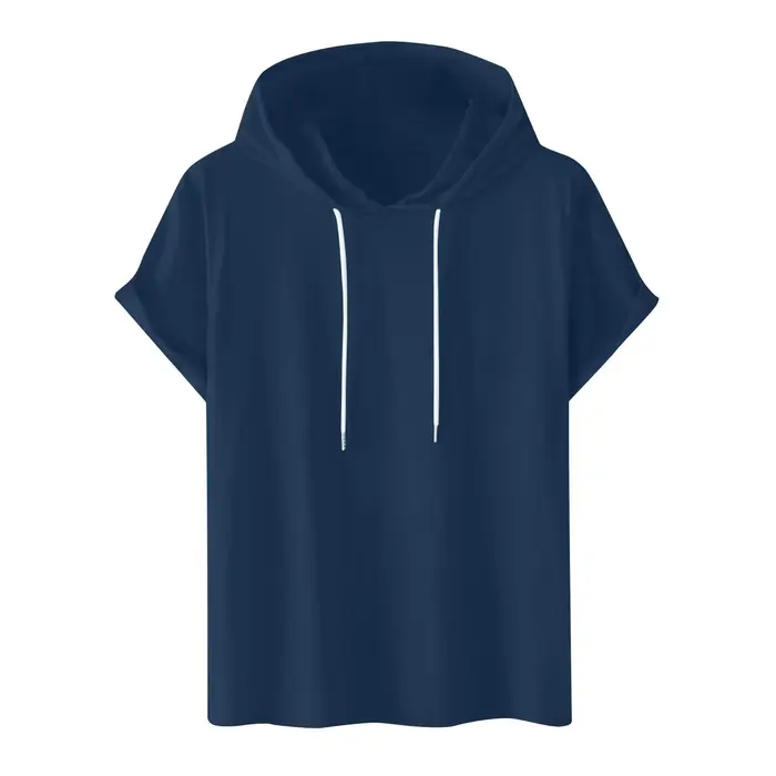 T-shirt à capuche d'été à manches courtes pour homme