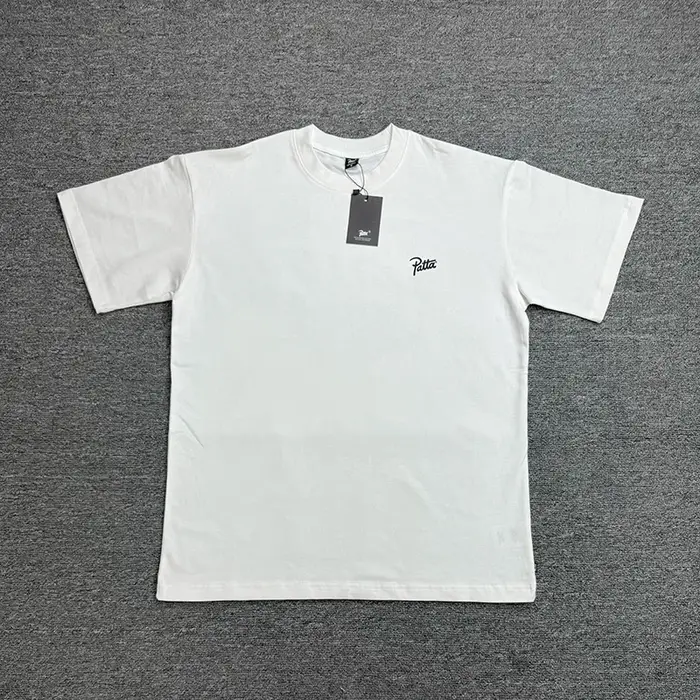 2026 été Graphique Logo Imprimé Patta T-shirts T-Shirt Haute Qualité Coton Noir Blanc Haut Ample Décontracté Couple