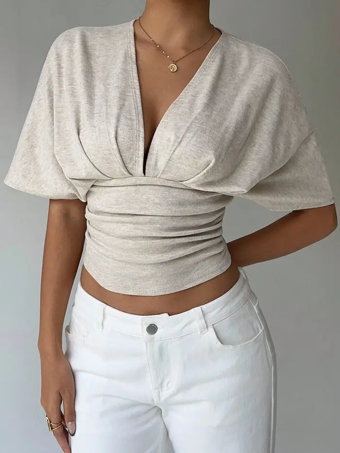 T-shirt d'été à manches courtes pour femmes