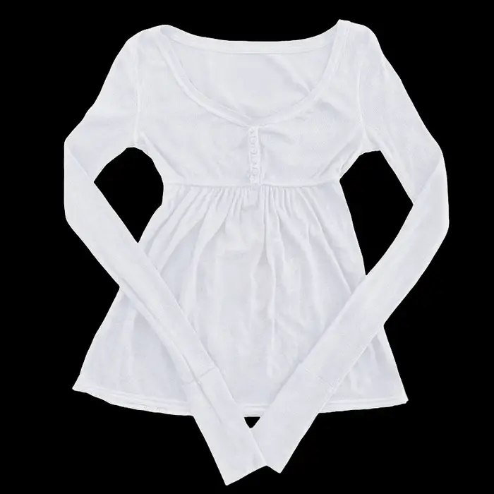 T-shirt vintage noir pour femmes automne décontracté tricoté à manches longues coupe ajustée col en v tendance de la mode Harajuku streetwear emo girl années 2000