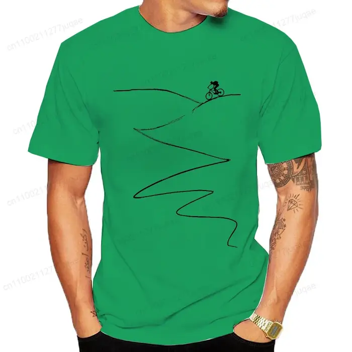 Cyclisme vélo VTT pour cyclistes T-Shirt pour hommes femmes à manches courtes drôle