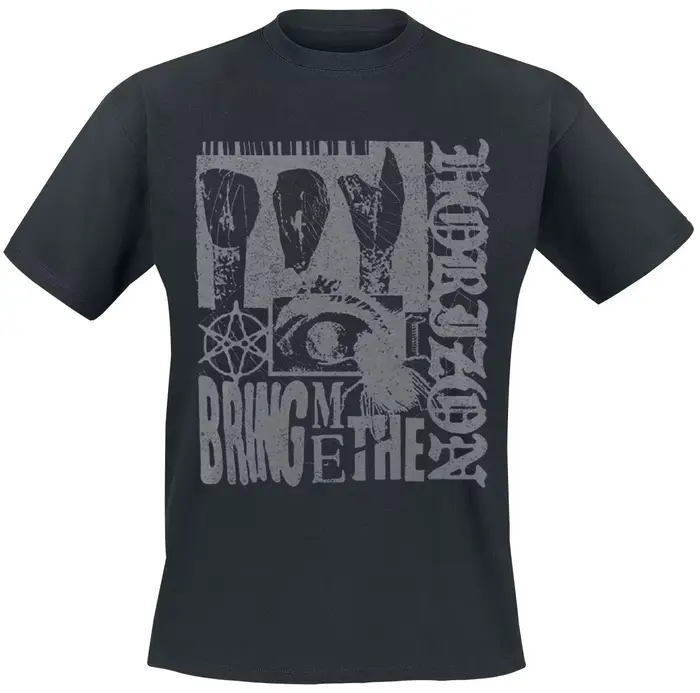 T-shirt unisexe en coton avec motif Bring Me The Horizon