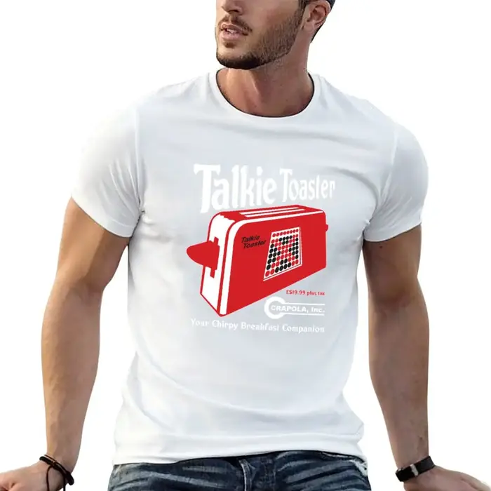 Talkie grille-pain petit déjeuner compagnon rouge nain-T-Shirt homme T-Shirt de luxe