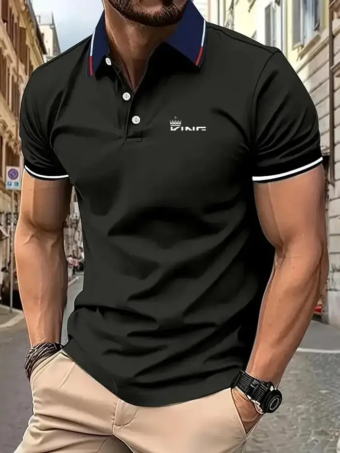 Polo décontracté à manches courtes pour homme : classique, tendance et amincissant