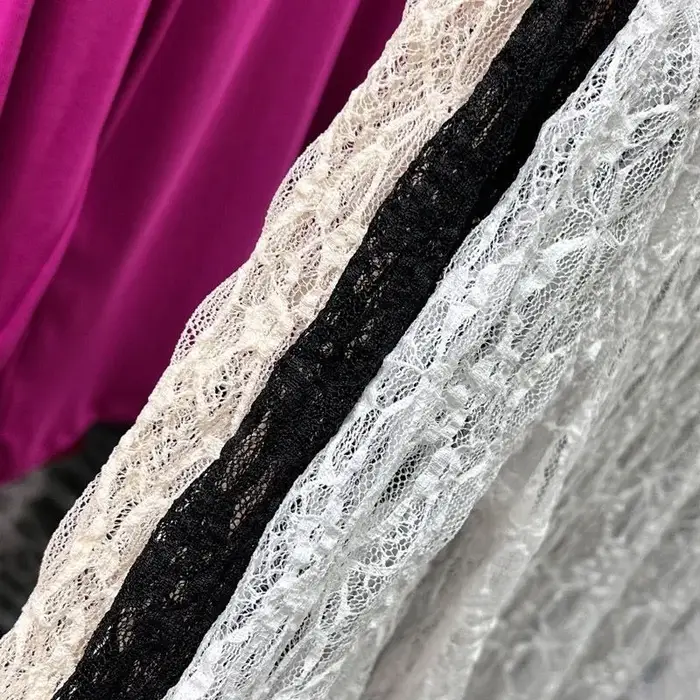 T-Shirt Sexy en dentelle pour femmes