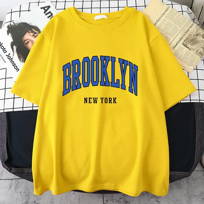 Brooklyn New York bleu Design femmes t-shirt rue Hip Hop