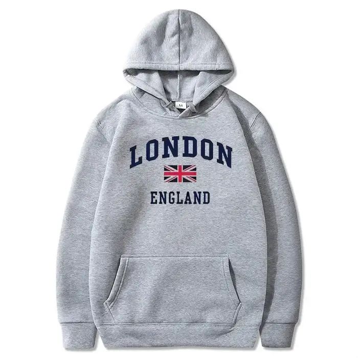Londres Angleterre Sweats à capuche pour hommes Printemps et automne Sports de plein air Sweats à ca