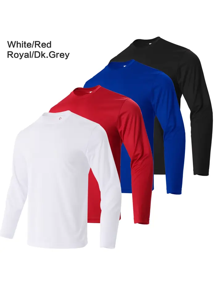 T-shirt uni décontracté pour hommes