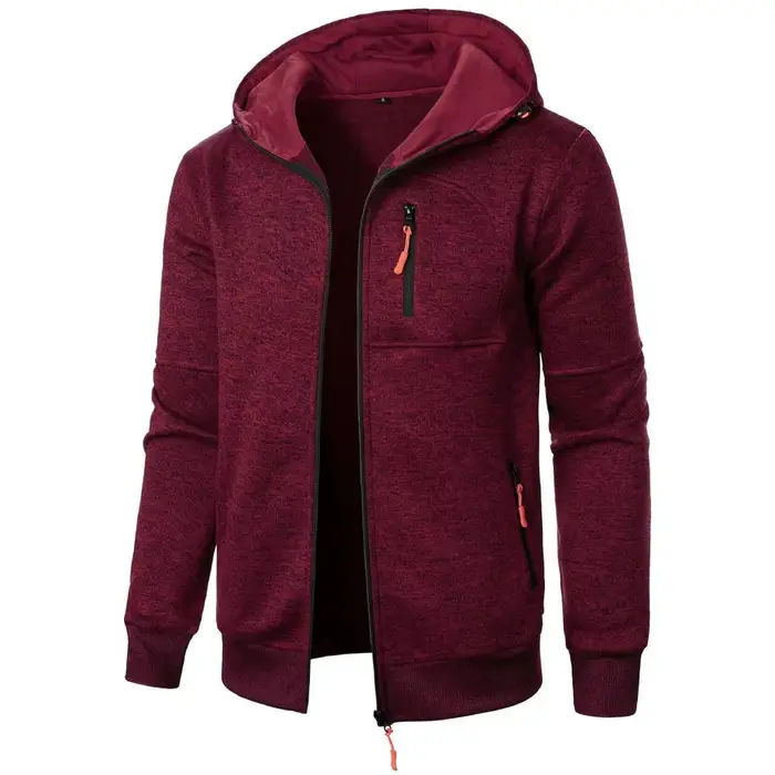 Simple confortable sweat veste camion homme vêtements d'extérieur à capuche hommes expédition coupe-