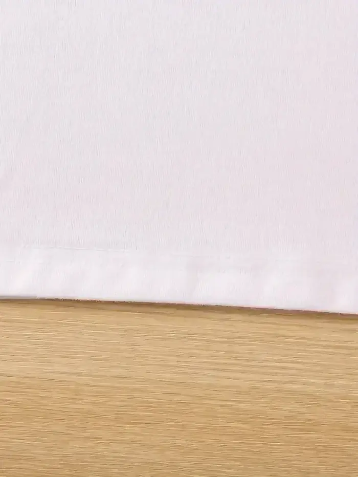 2025 Santorin imprimé col rond T-Shirt